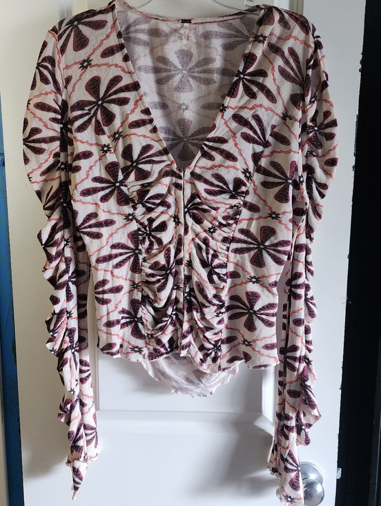 Free People Tops - Free People Flower Top Size XL